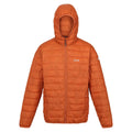 Burnt Copper - Front - Regatta Mens Hillpack Hooded Lightweight Jacket