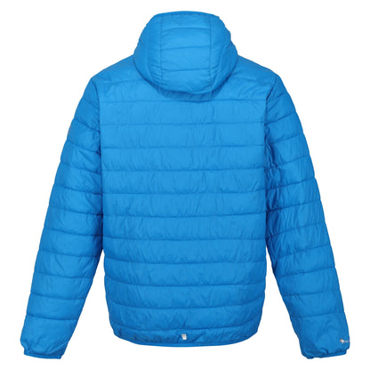 Indigo Blue - Back - Regatta Mens Hillpack Hooded Lightweight Jacket