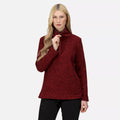 Cabernet - Pack Shot - Regatta Womens-Ladies Kizmitt Marl Half Zip Fleece Top