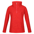 Code Red - Front - Regatta Womens-Ladies Kizmitt Marl Half Zip Fleece Top