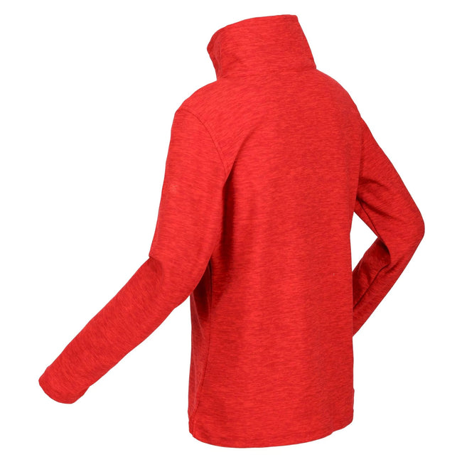 Code Red - Pack Shot - Regatta Womens-Ladies Kizmitt Marl Half Zip Fleece Top