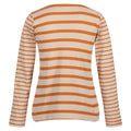 Moccasin Brown-Copper - Back - Regatta Womens-Ladies Farida Striped Long-Sleeved T-Shirt
