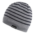 Storm Grey Marl - Front - Regatta Childrens-Kids Tarley Knitted Beanie