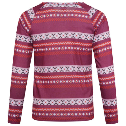 Beetroot-Powder Pink - Back - Dare 2B Childrens-Kids Amaze Base Layer Set