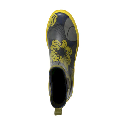 Heligan Yellow - Back - Regatta Womens-Ladies Orla Kiely Floral Ankle Wellington Boots