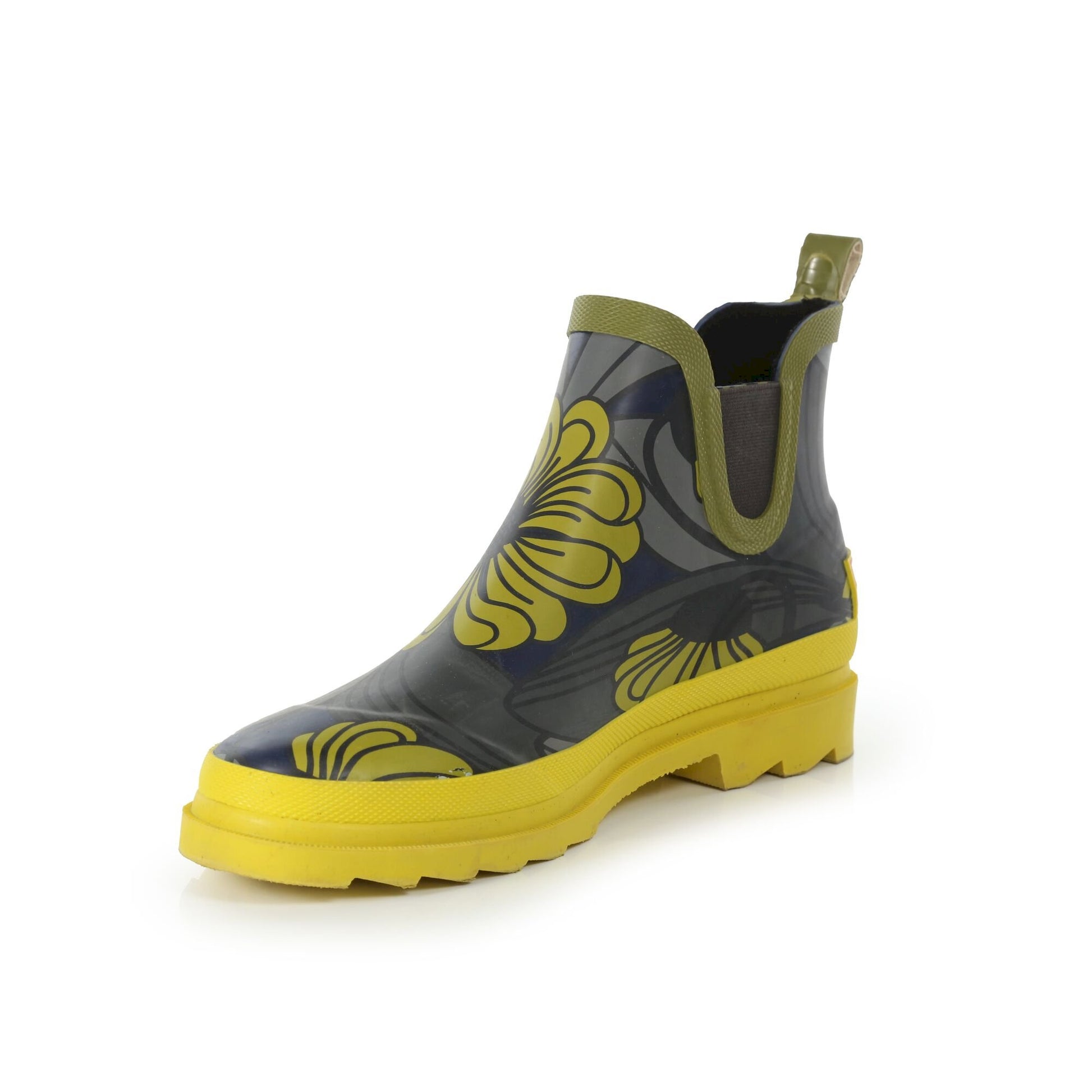 Heligan Yellow - Front - Regatta Womens-Ladies Orla Kiely Floral Ankle Wellington Boots