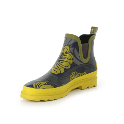 Heligan Yellow - Front - Regatta Womens-Ladies Orla Kiely Floral Ankle Wellington Boots
