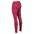 Berry Pink - Lifestyle - Regatta Womens-Ladies Holeen II Abstract Leggings