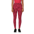 Berry Pink - Front - Regatta Womens-Ladies Holeen II Abstract Leggings