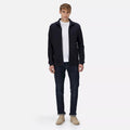 Navy - Pack Shot - Regatta Mens Felton Sustainable Full Zip Fleece Jacket