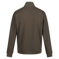 Dark Khaki - Back - Regatta Mens Felton Sustainable Full Zip Fleece Jacket