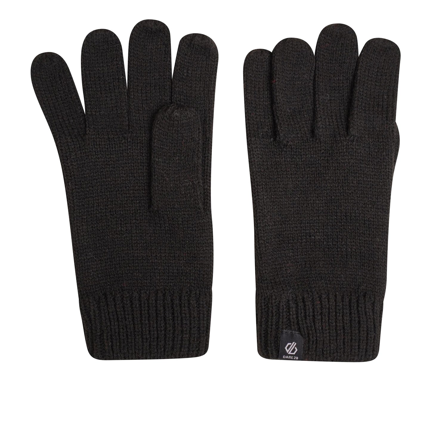 Black - Side - Dare 2B Womens-Ladies Necessity Hat And Gloves Set