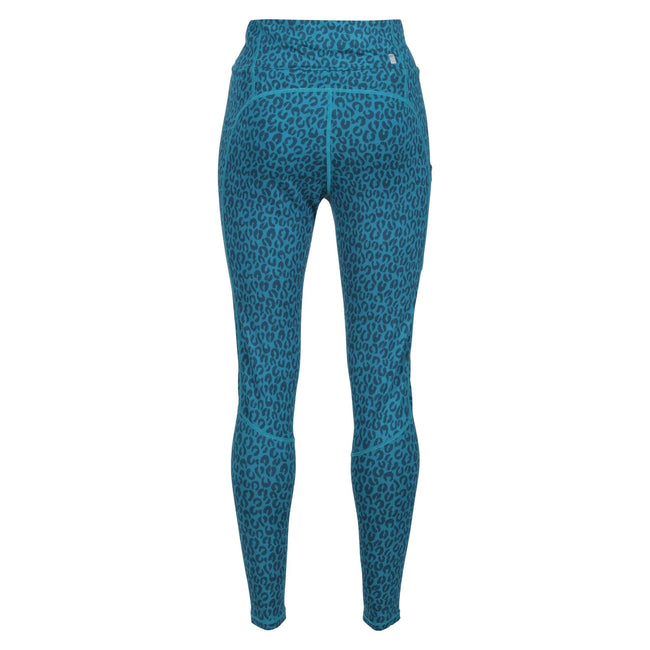 Dragonfly - Back - Regatta Womens-Ladies Holeen II Leopard Print Leggings
