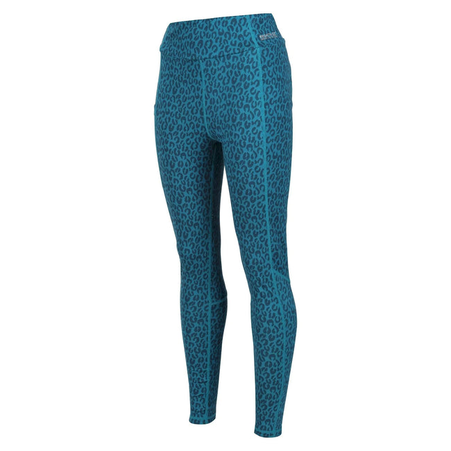 Dragonfly - Lifestyle - Regatta Womens-Ladies Holeen II Leopard Print Leggings