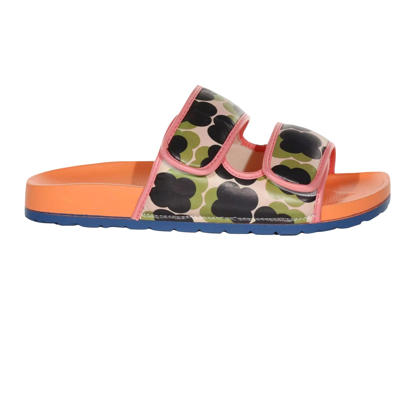 Olive - Back - Regatta Womens-Ladies Orla Twin Flower Moulded Footbed Sandals