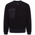 Black - Front - Dare 2B Unisex Adult Henry Holland Wind Down Borg Sweatshirt