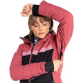 Earth Rose-Black - Pack Shot - Dare 2B Womens-Ladies Conveyed Ski Jacket