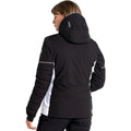 Cosmic Sky-Black - Back - Dare 2B Womens-Ladies Conveyed Ski Jacket