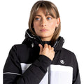 Cosmic Sky-Black - Pack Shot - Dare 2B Womens-Ladies Conveyed Ski Jacket
