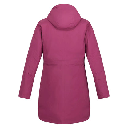 Amaranth Haze - Back - Regatta Womens-Ladies Yewbank II Waterproof Parka