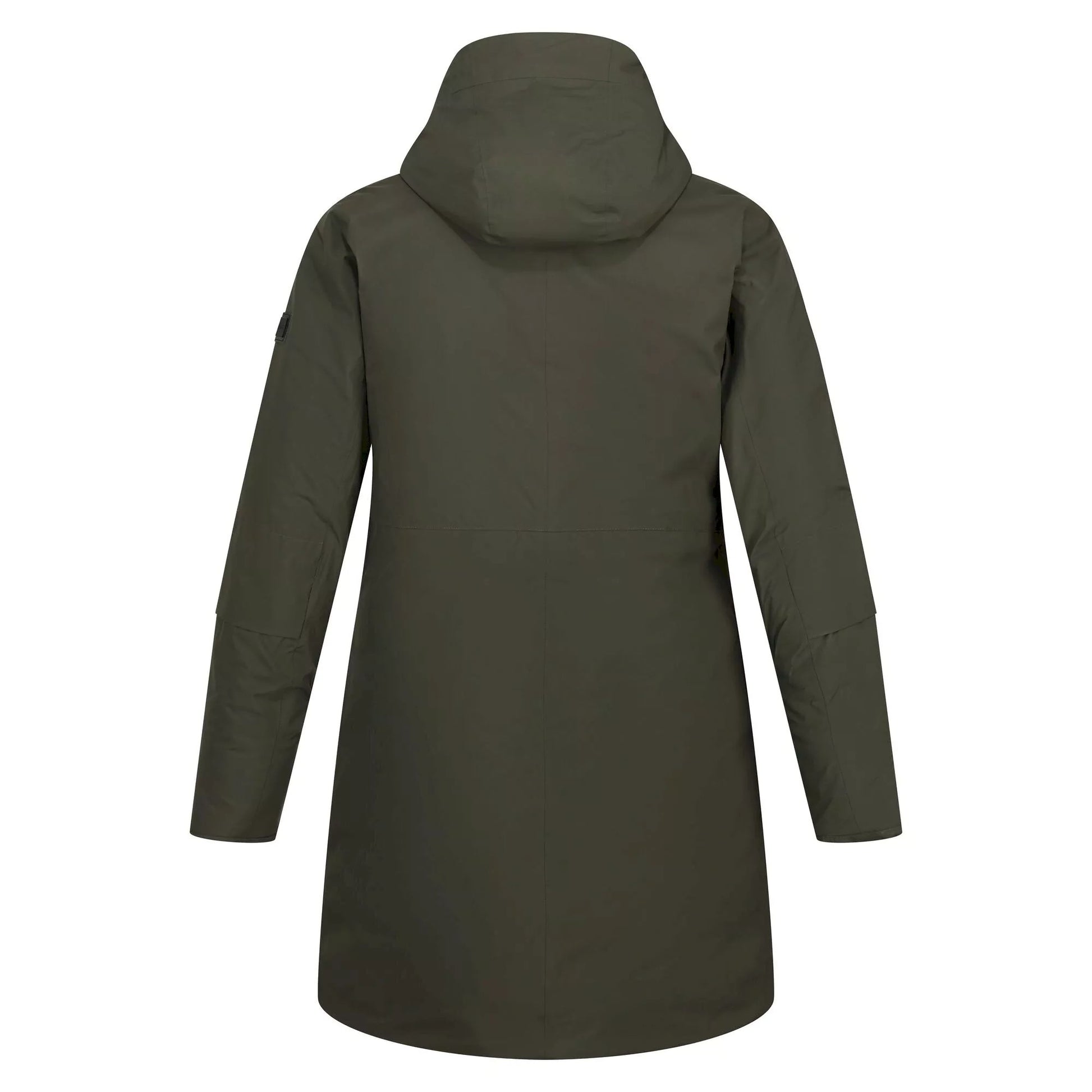 Dark Khaki - Back - Regatta Womens-Ladies Yewbank II Waterproof Parka