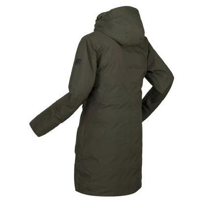 Dark Khaki - Lifestyle - Regatta Womens-Ladies Yewbank II Waterproof Parka
