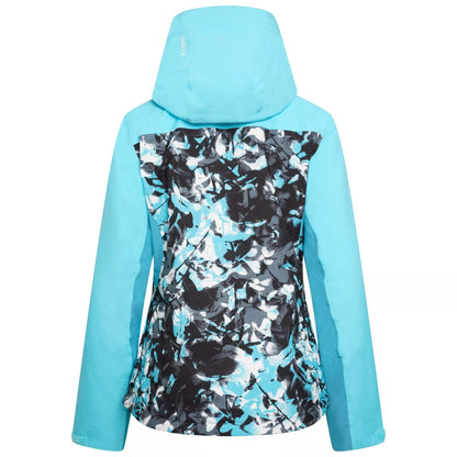 River Blue-Capri - Back - Dare 2B Womens-Ladies Determined Printed Insulated Waterproof Ski Jacket
