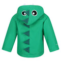 Jellybean Green - Back - Regatta Childrens-Kids Dinosaur Waterproof Jacket