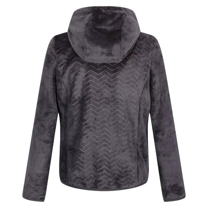 Seal Grey - Back - Regatta Womens-Ladies Julissa II Fluffy Full Zip Fleece Jacket