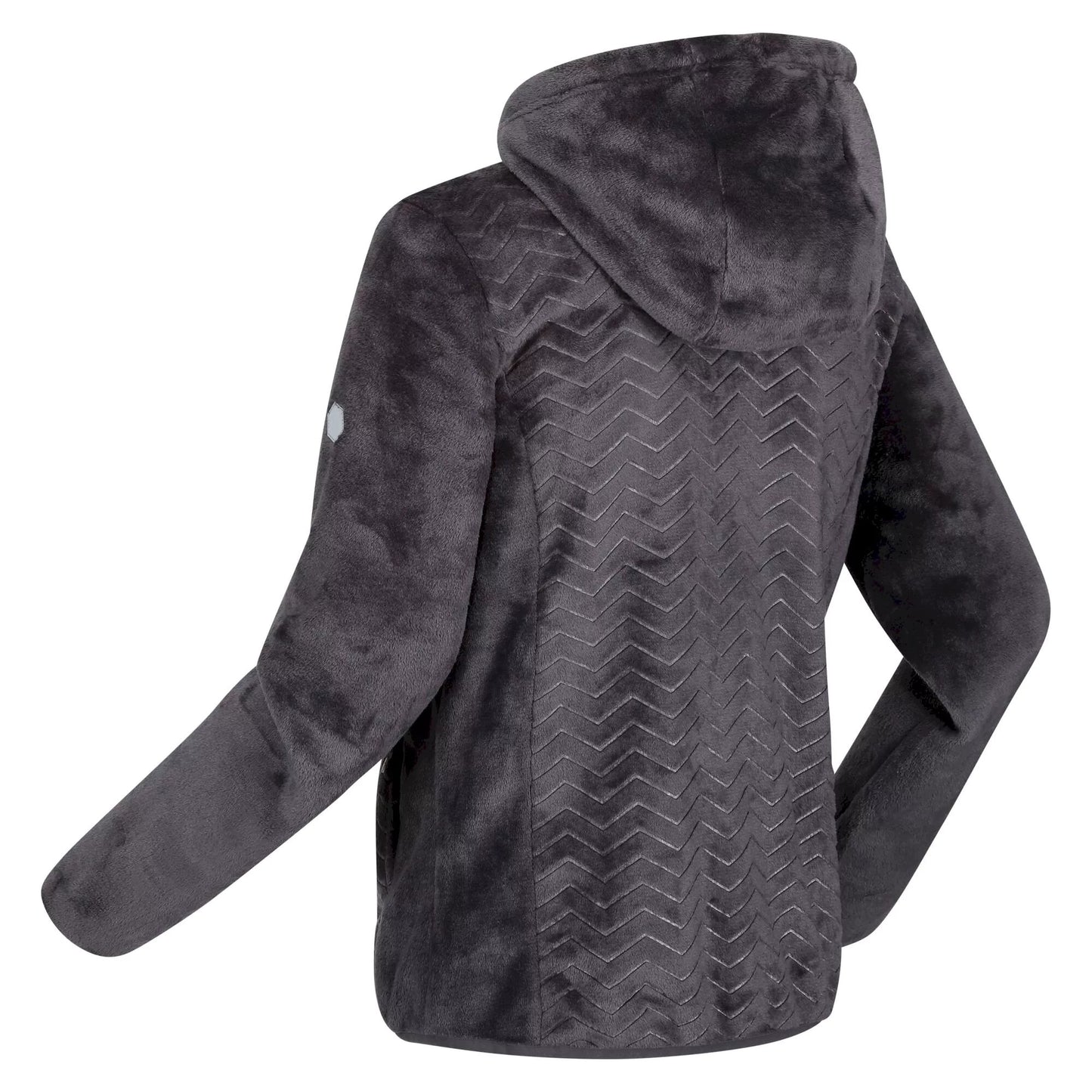 Seal Grey - Lifestyle - Regatta Womens-Ladies Julissa II Fluffy Full Zip Fleece Jacket