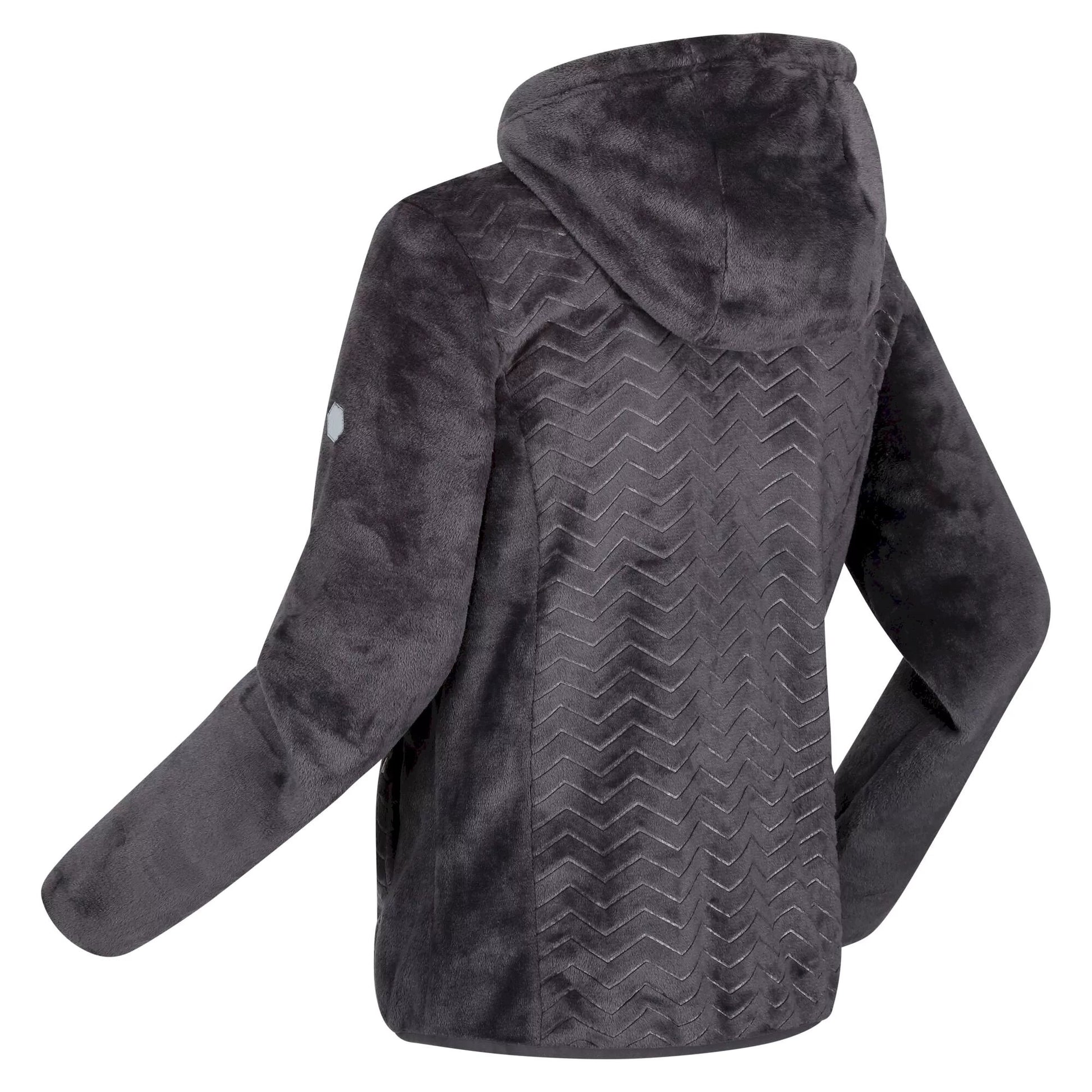 Seal Grey - Lifestyle - Regatta Womens-Ladies Julissa II Fluffy Full Zip Fleece Jacket