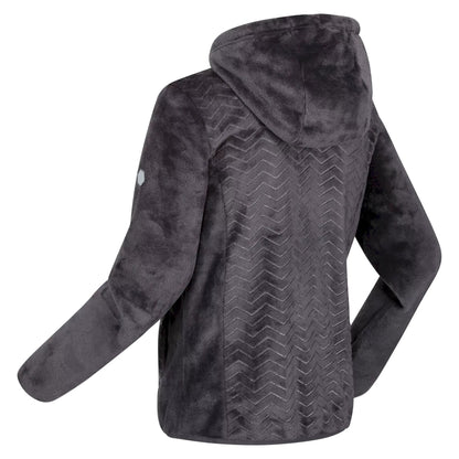Seal Grey - Lifestyle - Regatta Womens-Ladies Julissa II Fluffy Full Zip Fleece Jacket