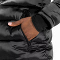 Silver-Black - Lifestyle - Dare 2B Womens-Ladies Julien Macdonald Suppression Contrast Longline Jacket