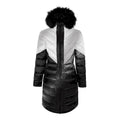 Silver-Black - Front - Dare 2B Womens-Ladies Julien Macdonald Suppression Contrast Longline Jacket