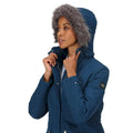 Blue Opal - Close up - Regatta Womens-Ladies Lumexia III Waterproof Insulated Jacket