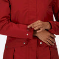 Delhi Red - Pack Shot - Regatta Womens-Ladies Lumexia III Waterproof Insulated Jacket