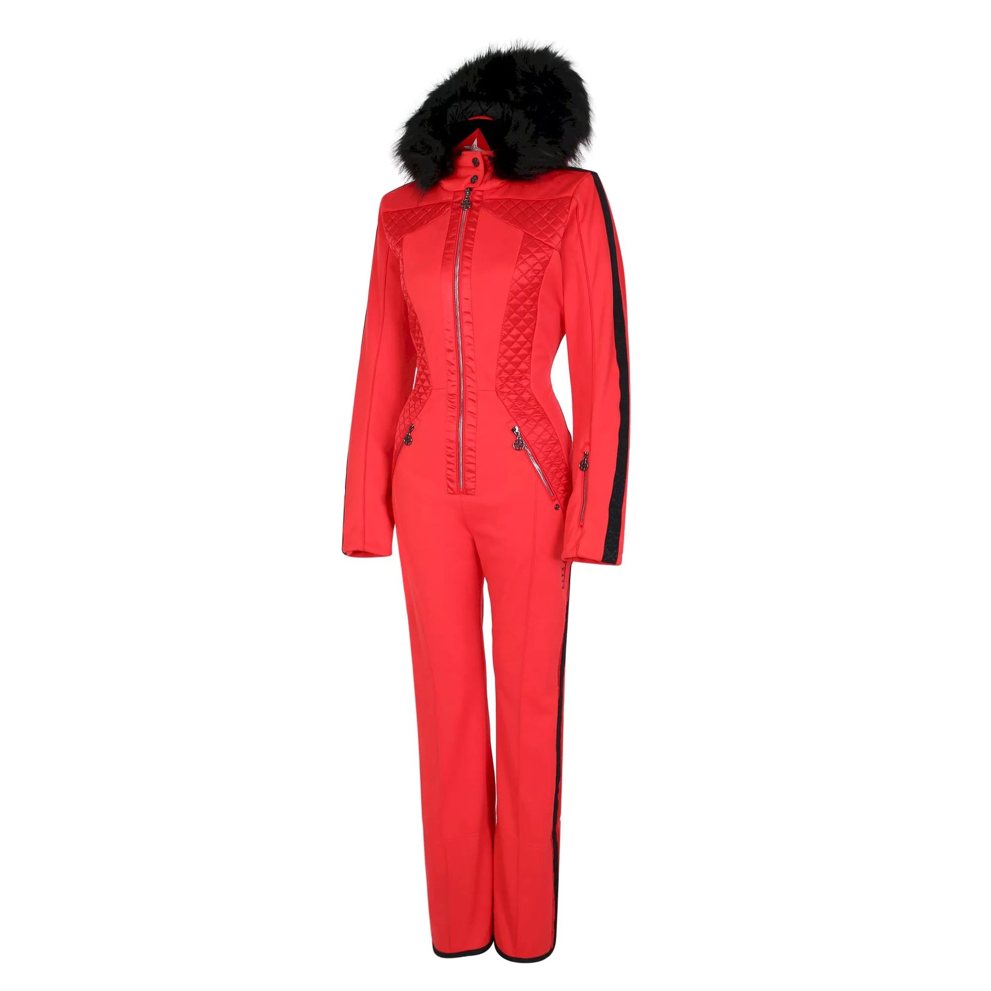 Volcanic Red - Side - Dare 2B Womens-Ladies Julien Macdonald Supermacy Snowsuit