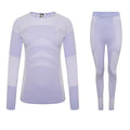 Wild Violet - Front - Dare 2B Womens-Ladies In The Zone Performance Base Layer Set