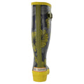 Heligan Yellow - Back - Regatta Womens-Ladies Orla Kiely Floral Wellington Boots