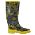 Heligan Yellow - Side - Regatta Womens-Ladies Orla Kiely Floral Wellington Boots