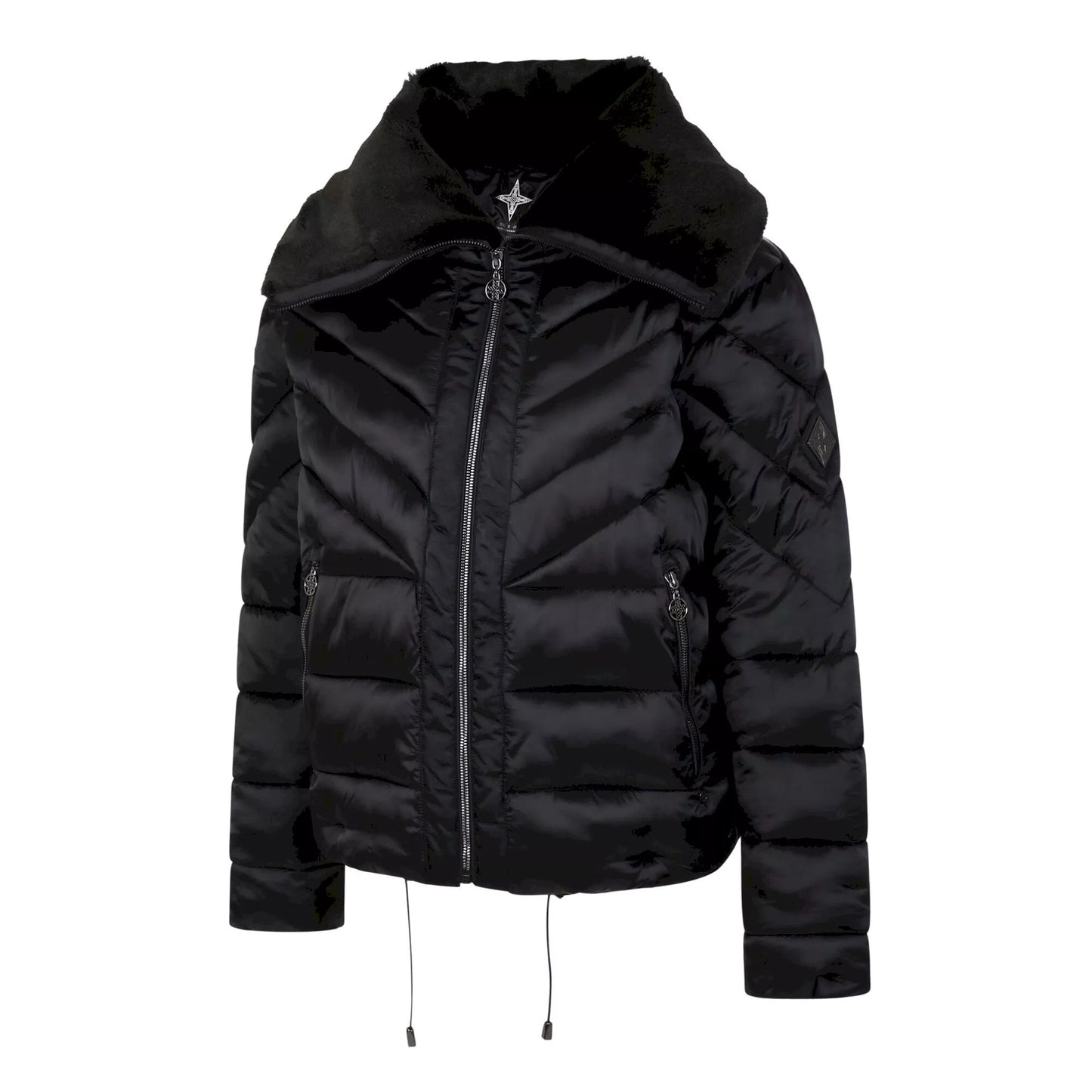 Black - Side - Dare 2B Womens-Ladies Julien Macdonald Suppression Padded Jacket