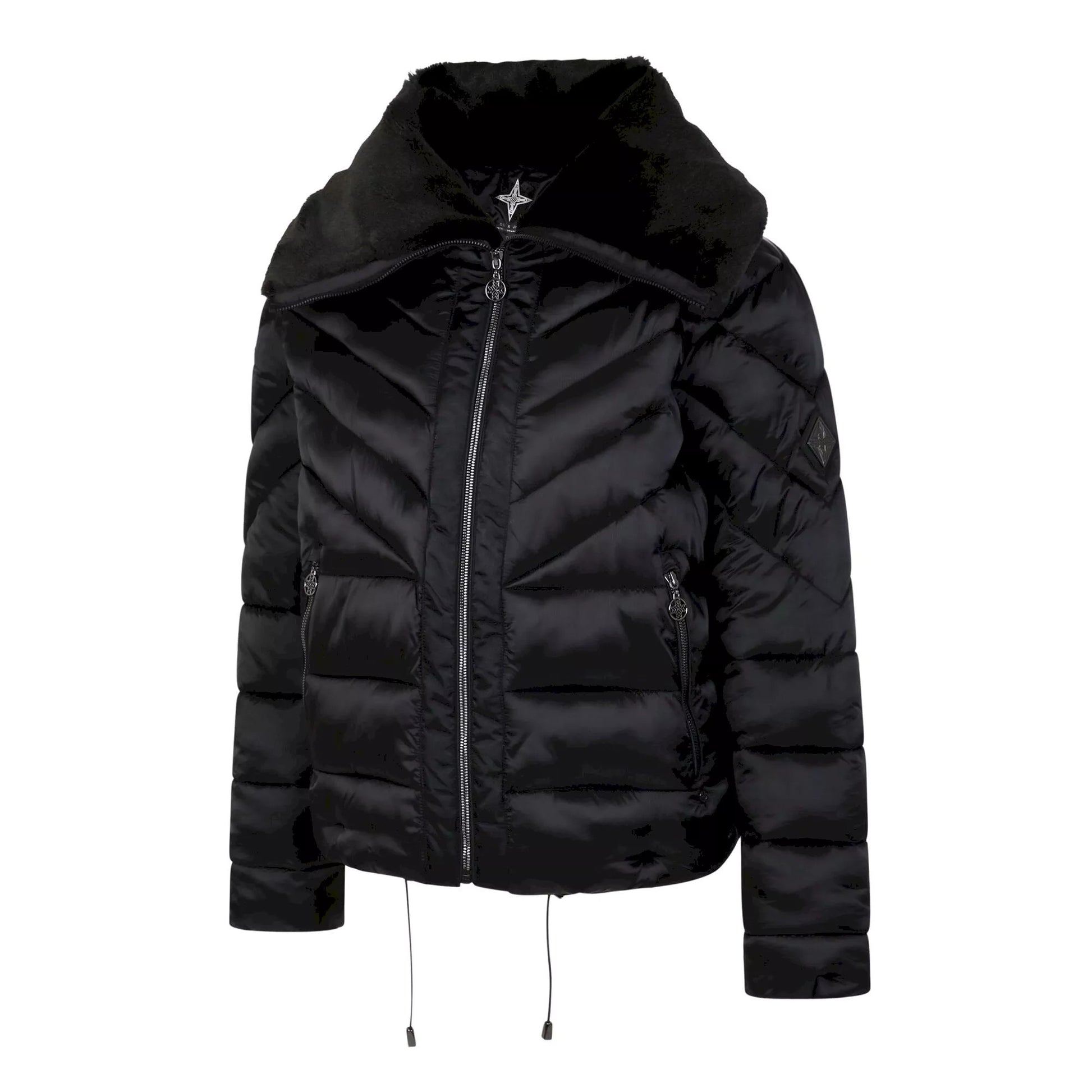Black - Side - Dare 2B Womens-Ladies Julien Macdonald Suppression Padded Jacket