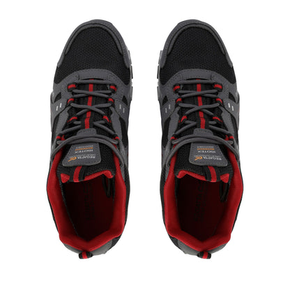 Granite-Rio Red - Lifestyle - Regatta Mens Vendeavour Waterproof Walking Shoes