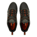 Dark Khaki-Blaze Orange - Lifestyle - Regatta Mens Vendeavour Waterproof Walking Shoes