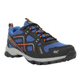 Olympian Blue-Black-Tango - Front - Regatta Mens Vendeavour Waterproof Walking Shoes