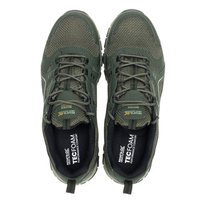 Dark Khaki - Pack Shot - Regatta Mens Vendeavour Waterproof Walking Shoes