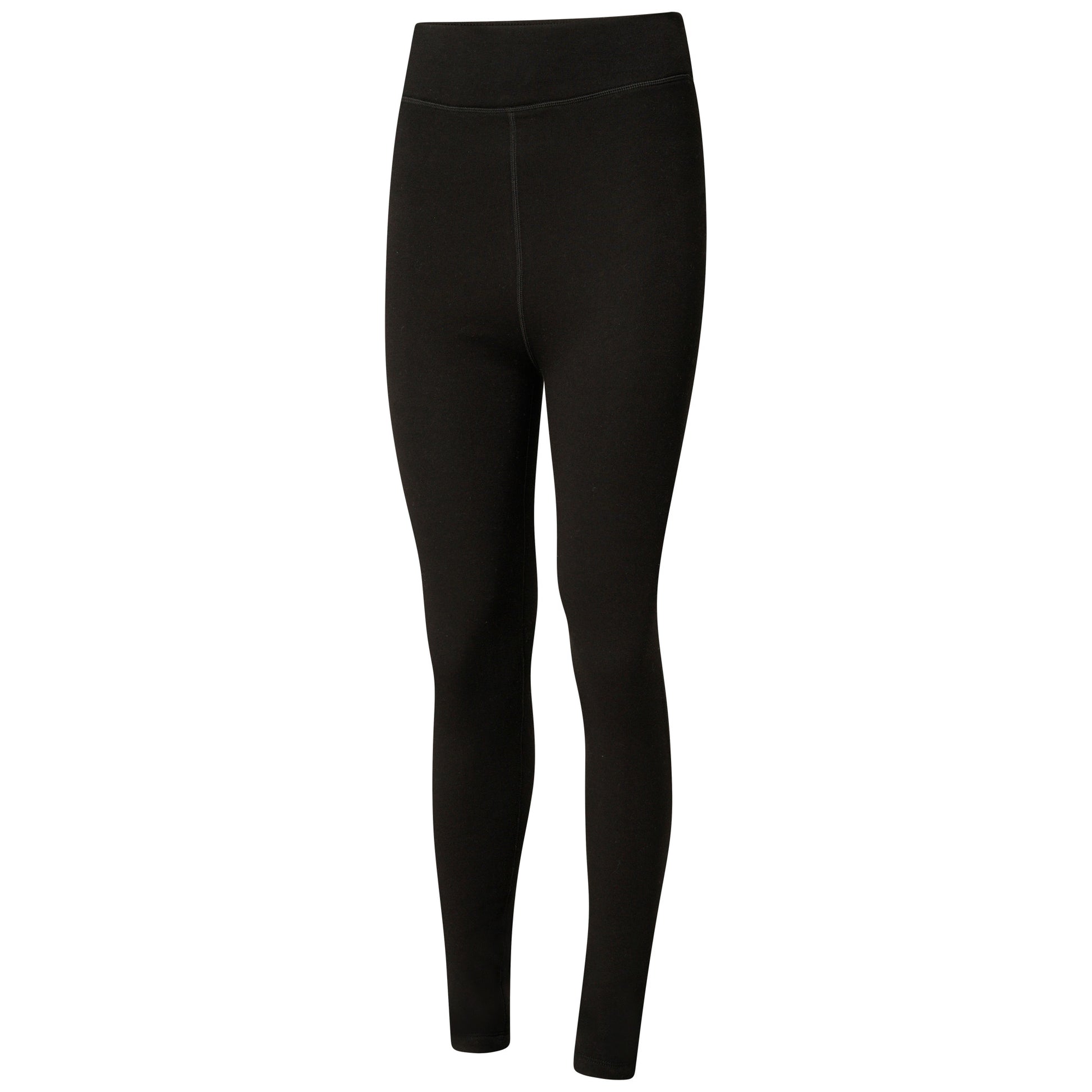 Black - Side - Dare 2B Womens-Ladies Sleek Fleece Leggings