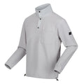 Silver Grey - Side - Regatta Mens Galino Button Detail Sweatshirt