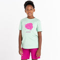 Grayed Jade - Lifestyle - Dare 2B Childrens-Kids Trailblazer Leopard T-Shirt