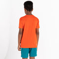 Trail Blaze Orange - Pack Shot - Dare 2B Childrens-Kids Amuse Cycling T-Shirt